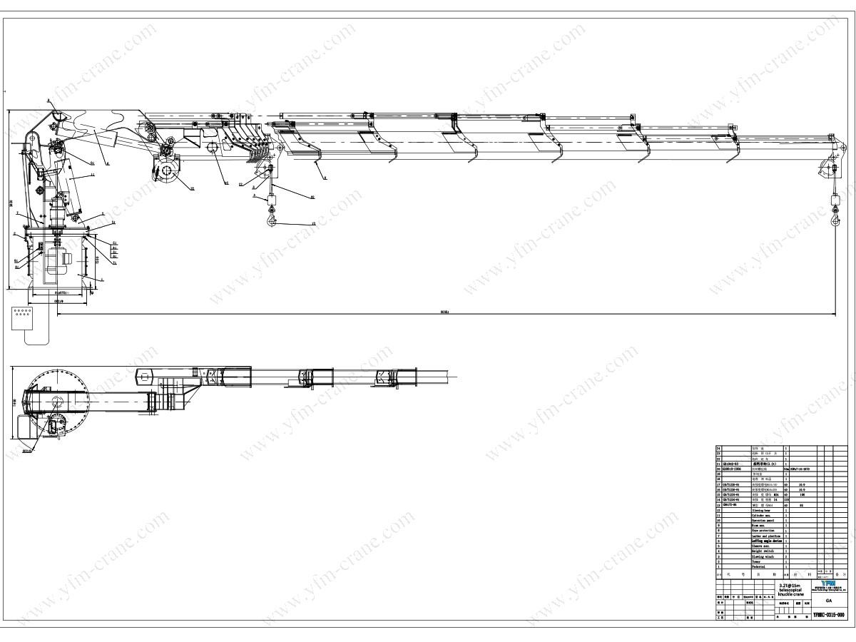 Fully Foldable Knuckle Boom Crane Fully Foldable Knuckle Boom Crane