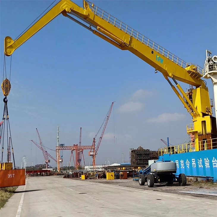 Knuckle Boom Marine Crane